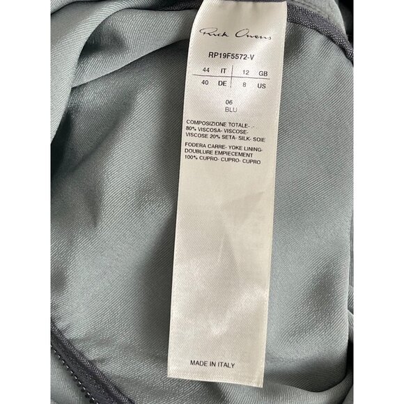 Rick Owen’s Italian dress size 8  drapey  Goth glamour high fashion - Picture 7 of 16